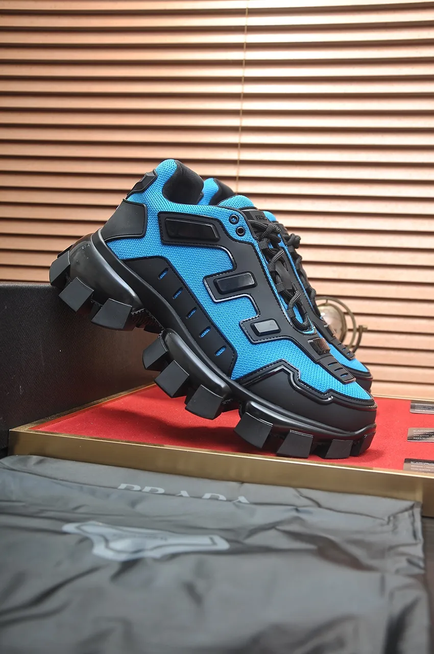 Men's shoes 💰620💶[PRADA] Top original items, new seasonal styles, high quality original items, top original breathable fabric + imported glue, imported stretch fabric inside with original cowhide foot pads, original air cushion outsole! Quality guaranteed! Code 38-45 (45 customized)